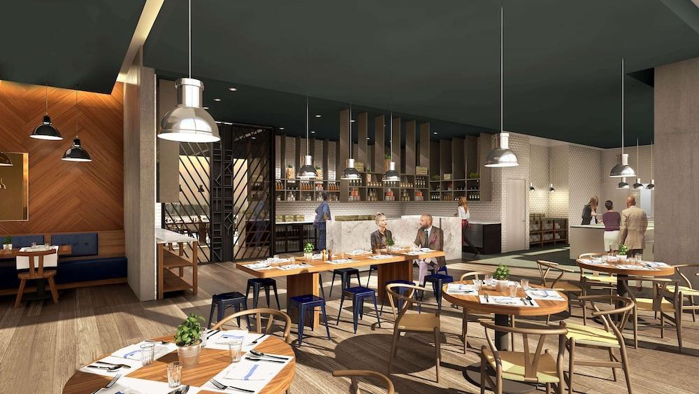 Aleph Doha Residences, Curio Collection By Hilton Zewnętrze zdjęcie The interior of the restaurant