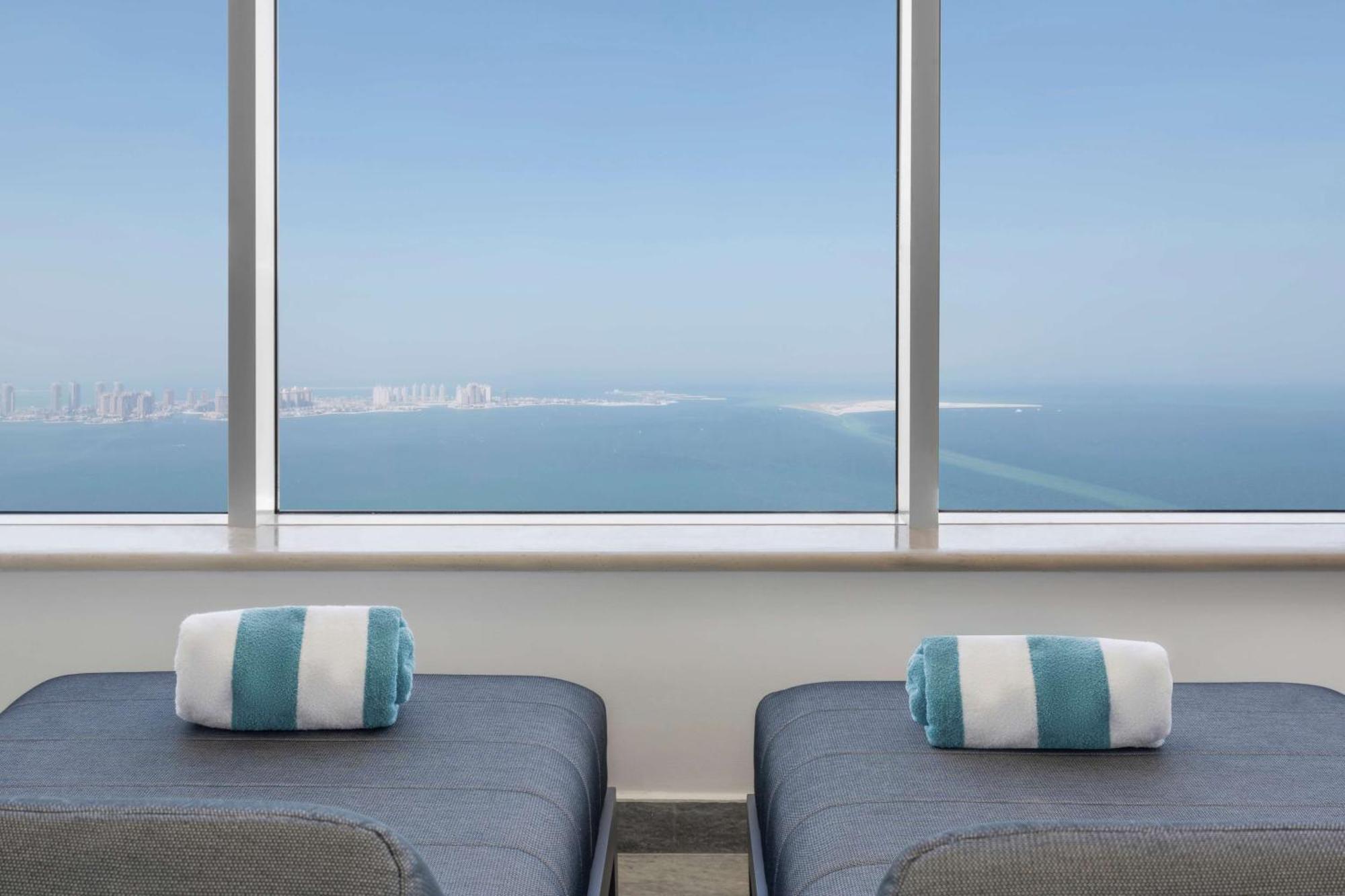 Aleph Doha Residences, Curio Collection By Hilton Zewnętrze zdjęcie View from the spa