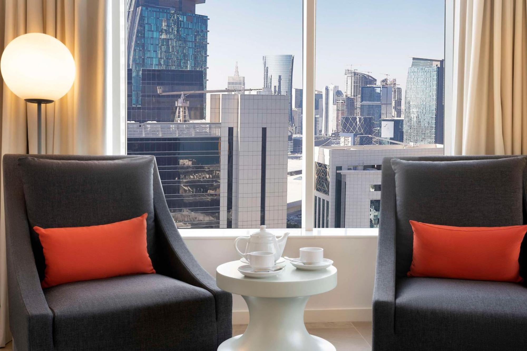 Aleph Doha Residences, Curio Collection By Hilton Zewnętrze zdjęcie View from a room